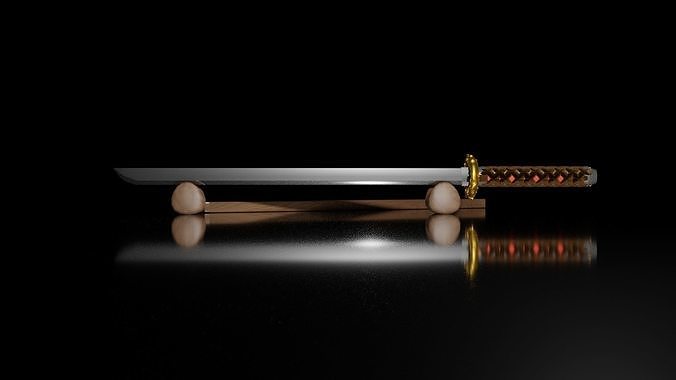 Katana sword Free 3D model