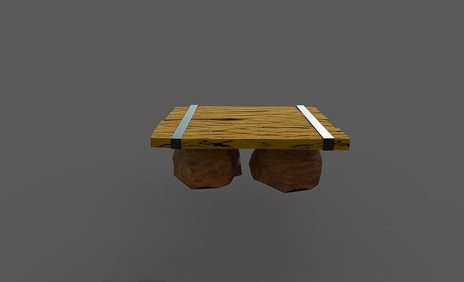 Stylized Wooden Table free VR / AR / low-poly 3D model | CGTrader