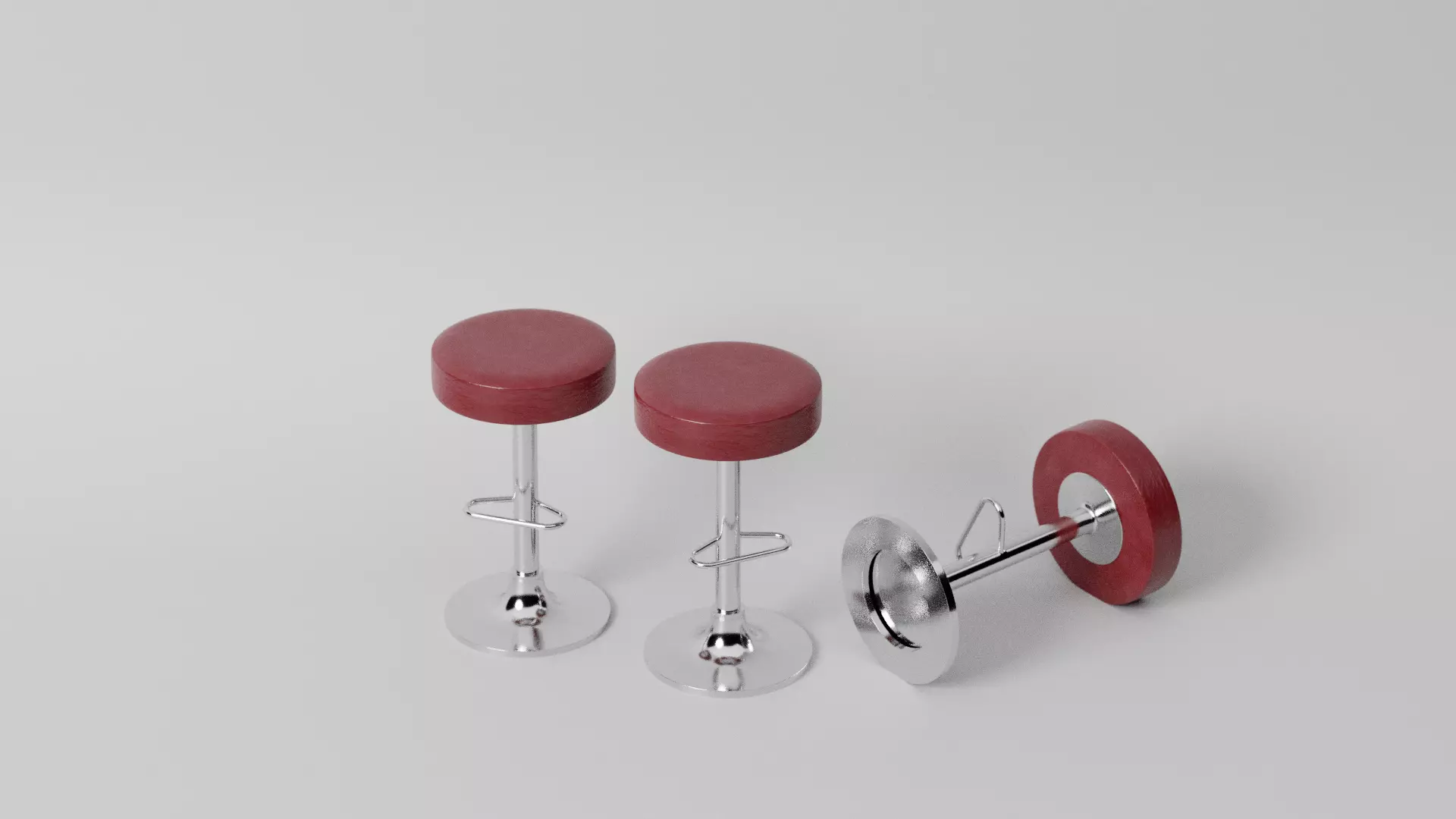 Bar Stool 3D model_0