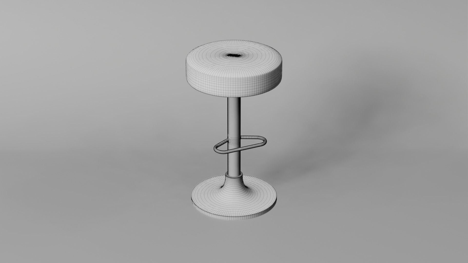 Bar Stool 3D model_2