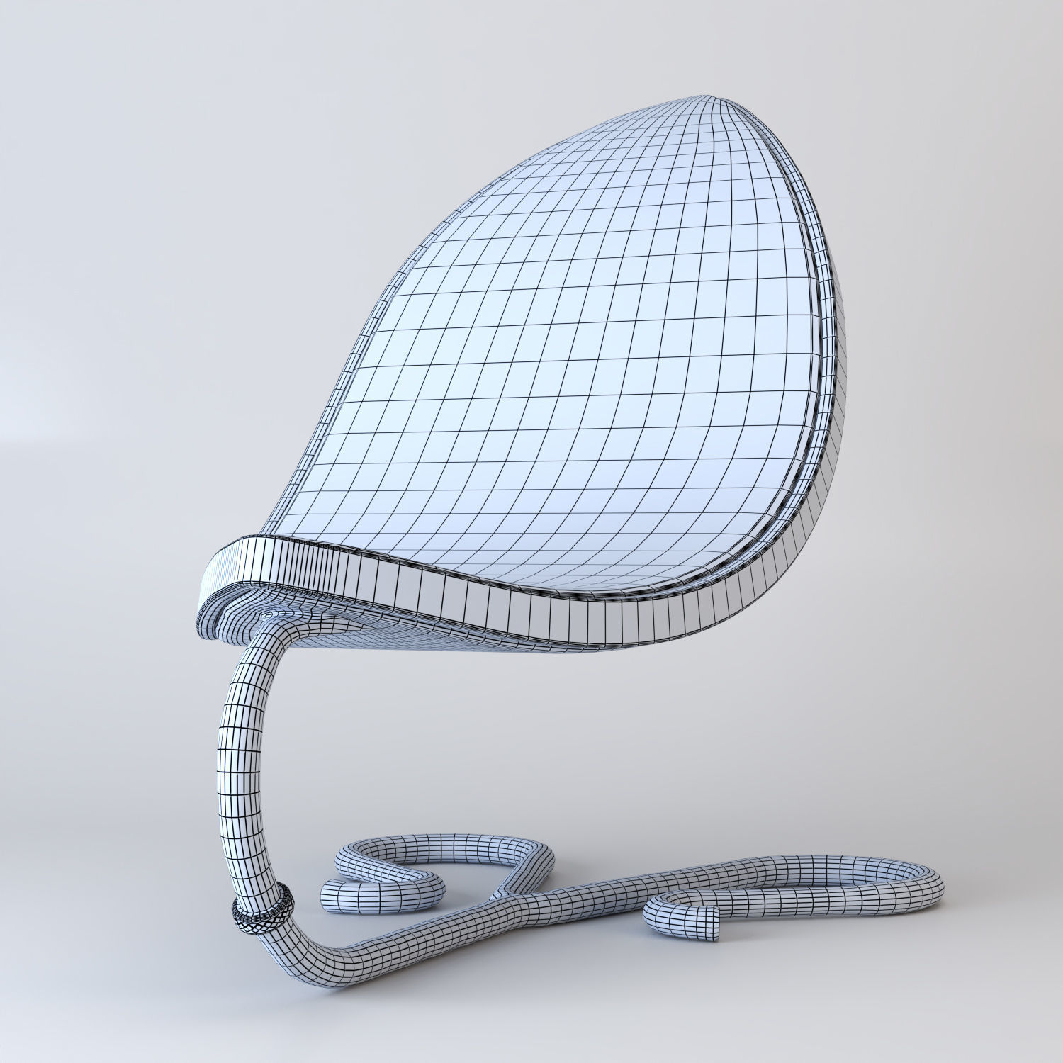 Leaf Chair 3D model_3