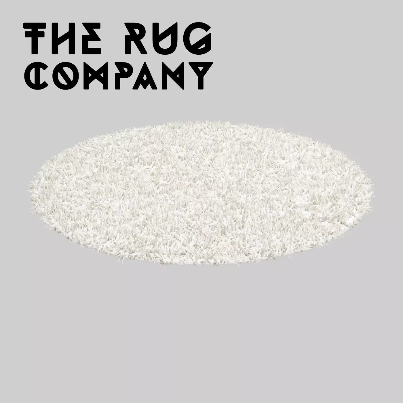 CARPET round shaggy rug Low-poly 3D model_0