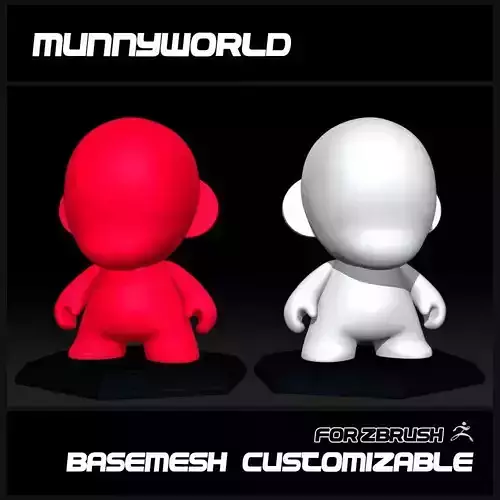 MUNNYWORLD BASEMESH CUSTOMIZABLE