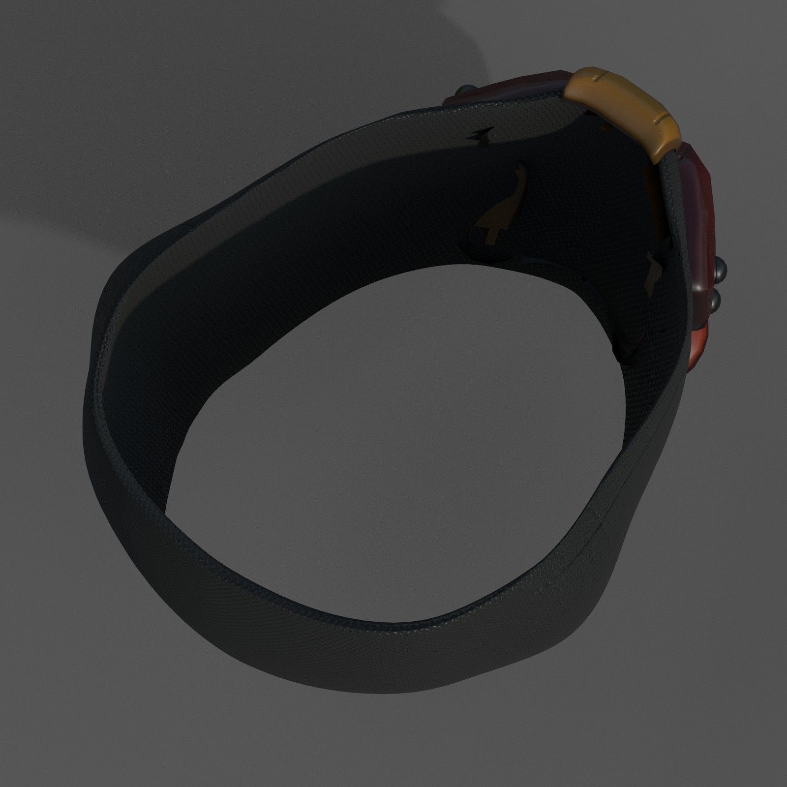 Gas mask respirator scifi futuristic 3d Low-poly 3D model_6