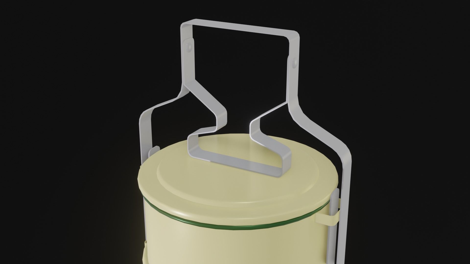 Pin-To Tiffin carrier Bento Thai 3D Model Low-poly 3D model_2