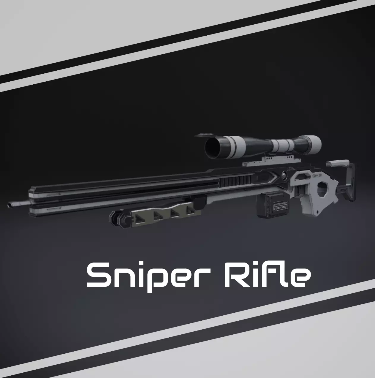 Sniper Rifle Free 3D model