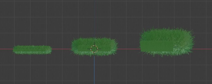 Grass pack Low-poly 3D model_4