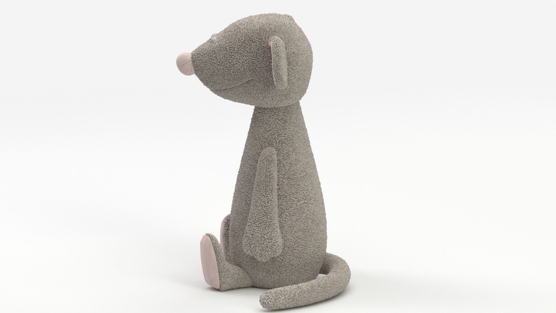 Toy Kids Mouse Plushe 3D model_14