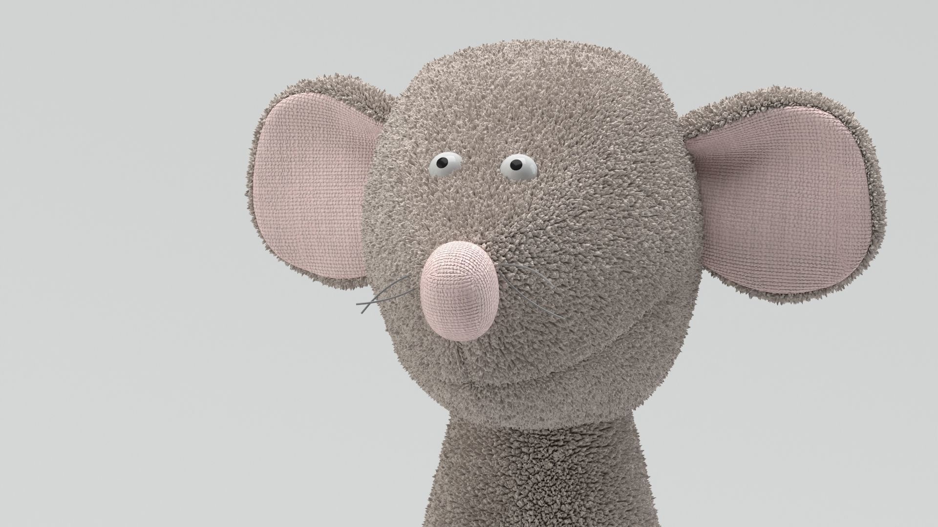 Toy Kids Mouse Plushe 3D model_1