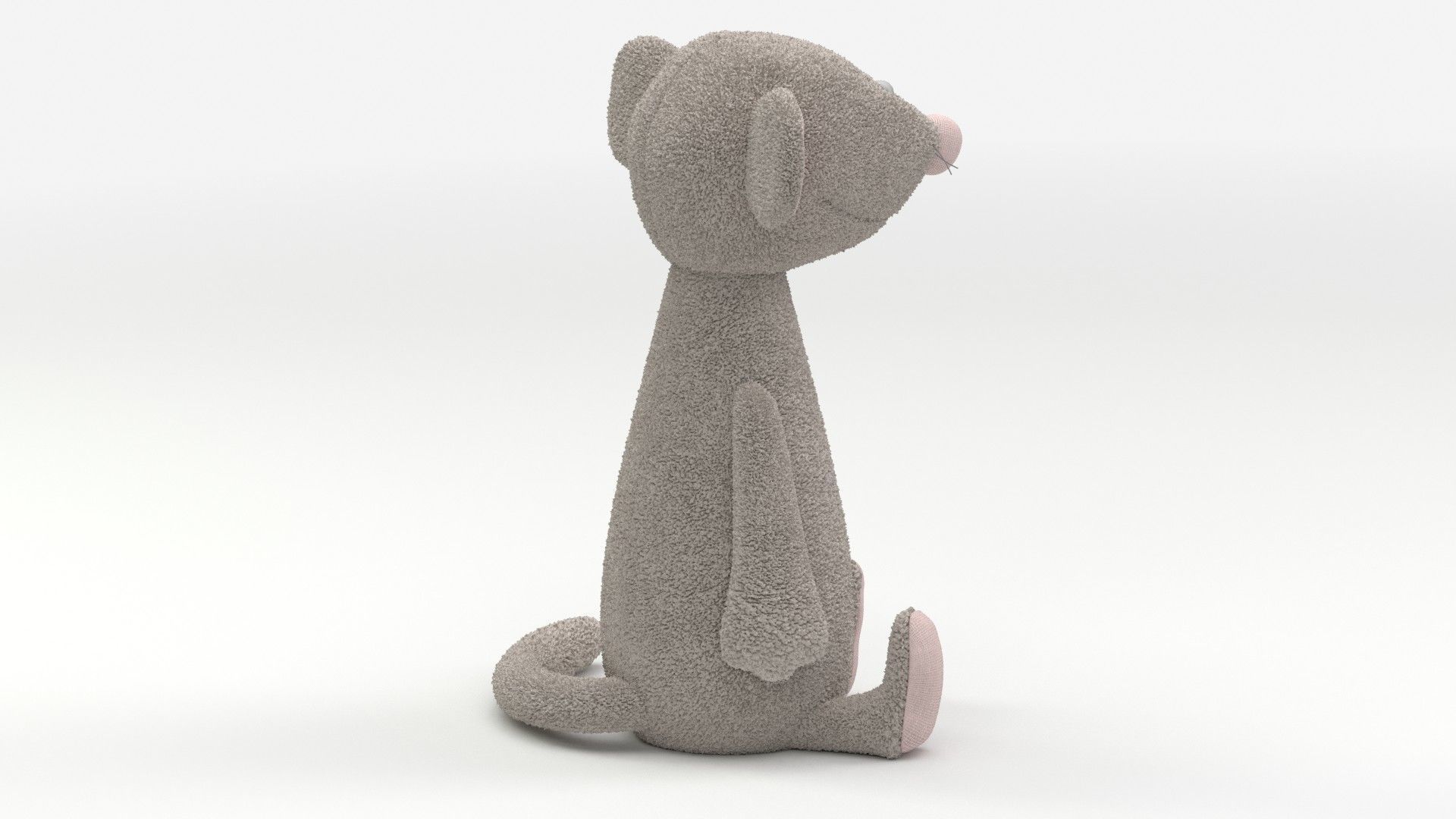 Toy Kids Mouse Plushe 3D model_9