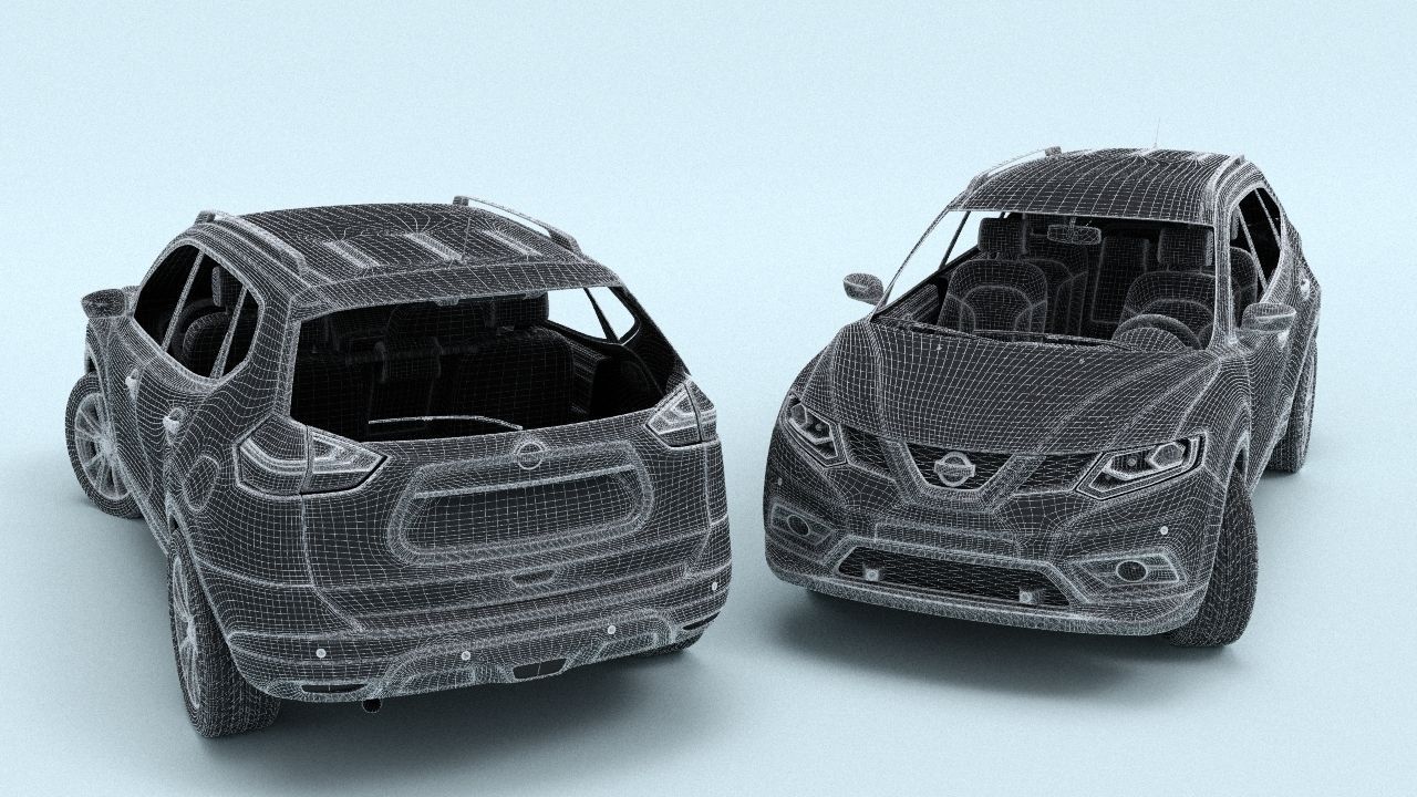 Nissan X-Trail 2016 3D model_3