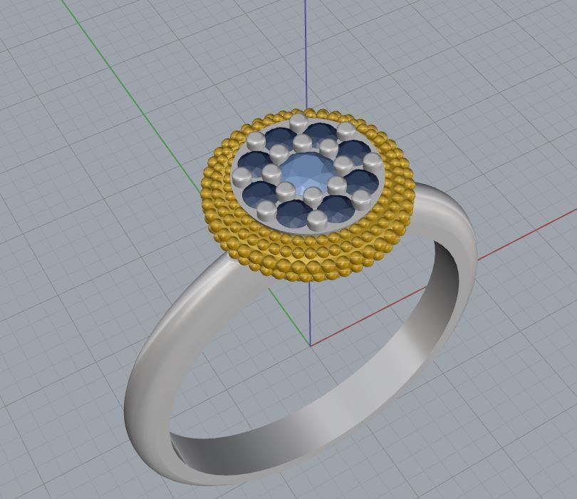 Ring and Earrings 92 3D print model_14