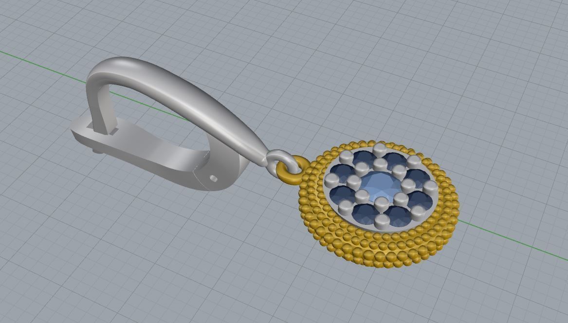Ring and Earrings 92 3D print model_10