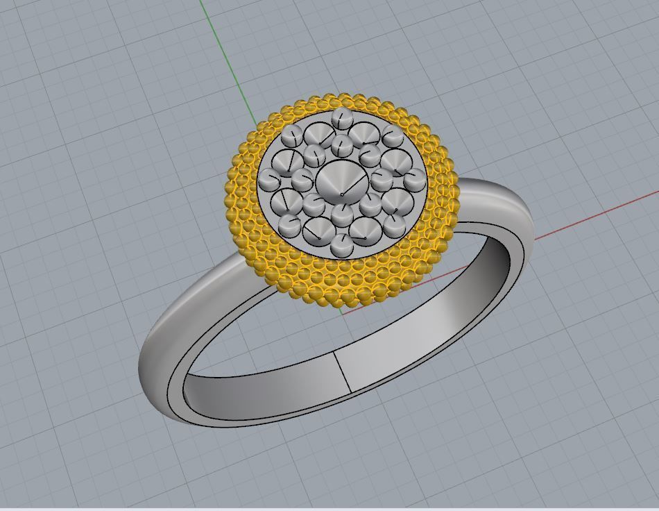 Ring and Earrings 92 3D print model_16
