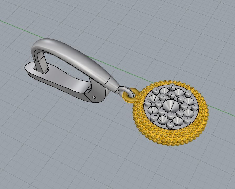 Ring and Earrings 92 3D print model_6