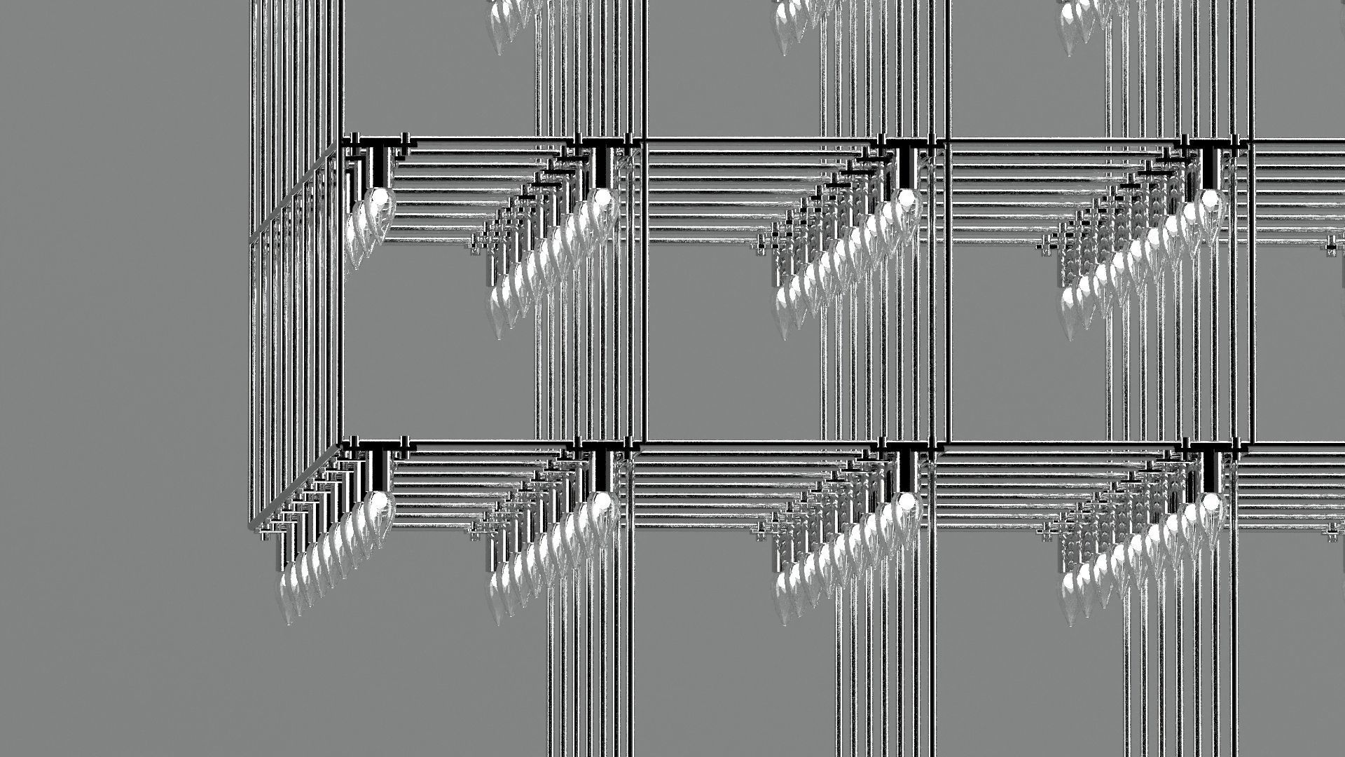 Usona Home Chandelier 3D model_3