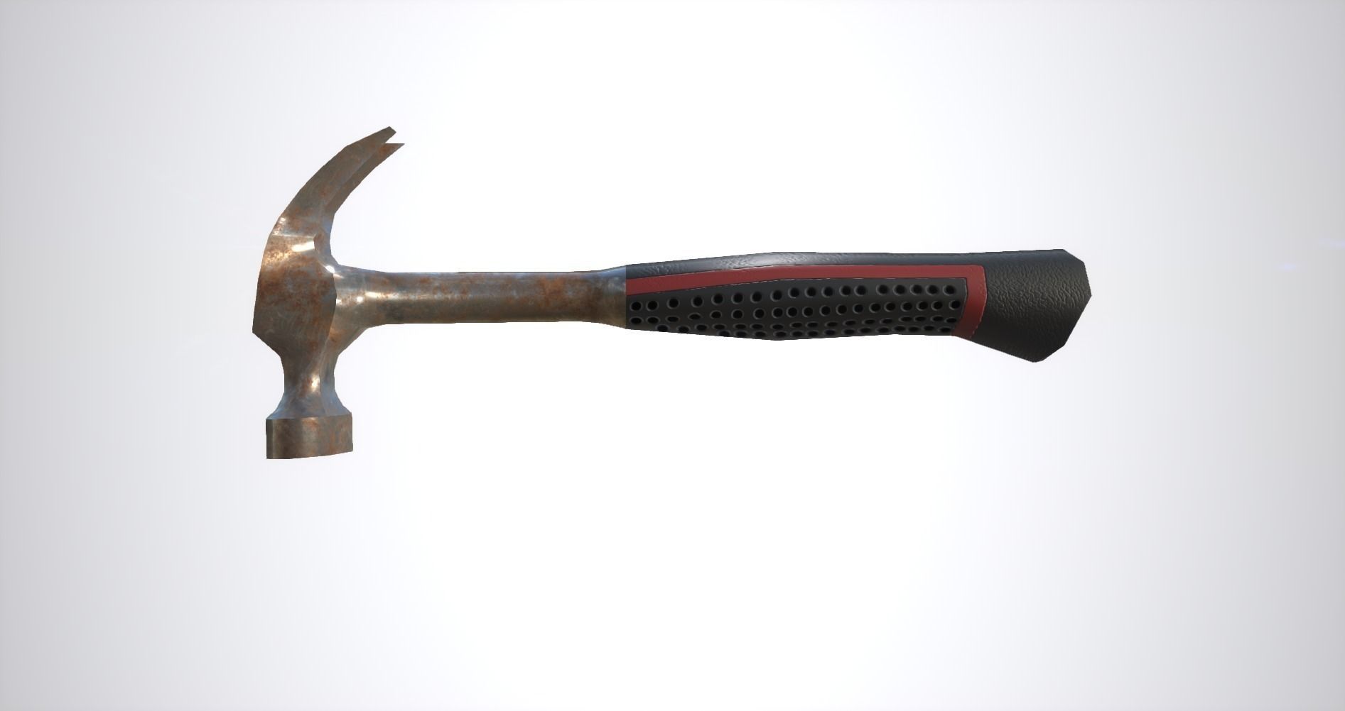 Hammer Low-poly 3D model_0