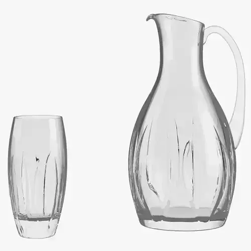 Waterford Ardan Tonn Pitcher 8 Hi Balls Glass