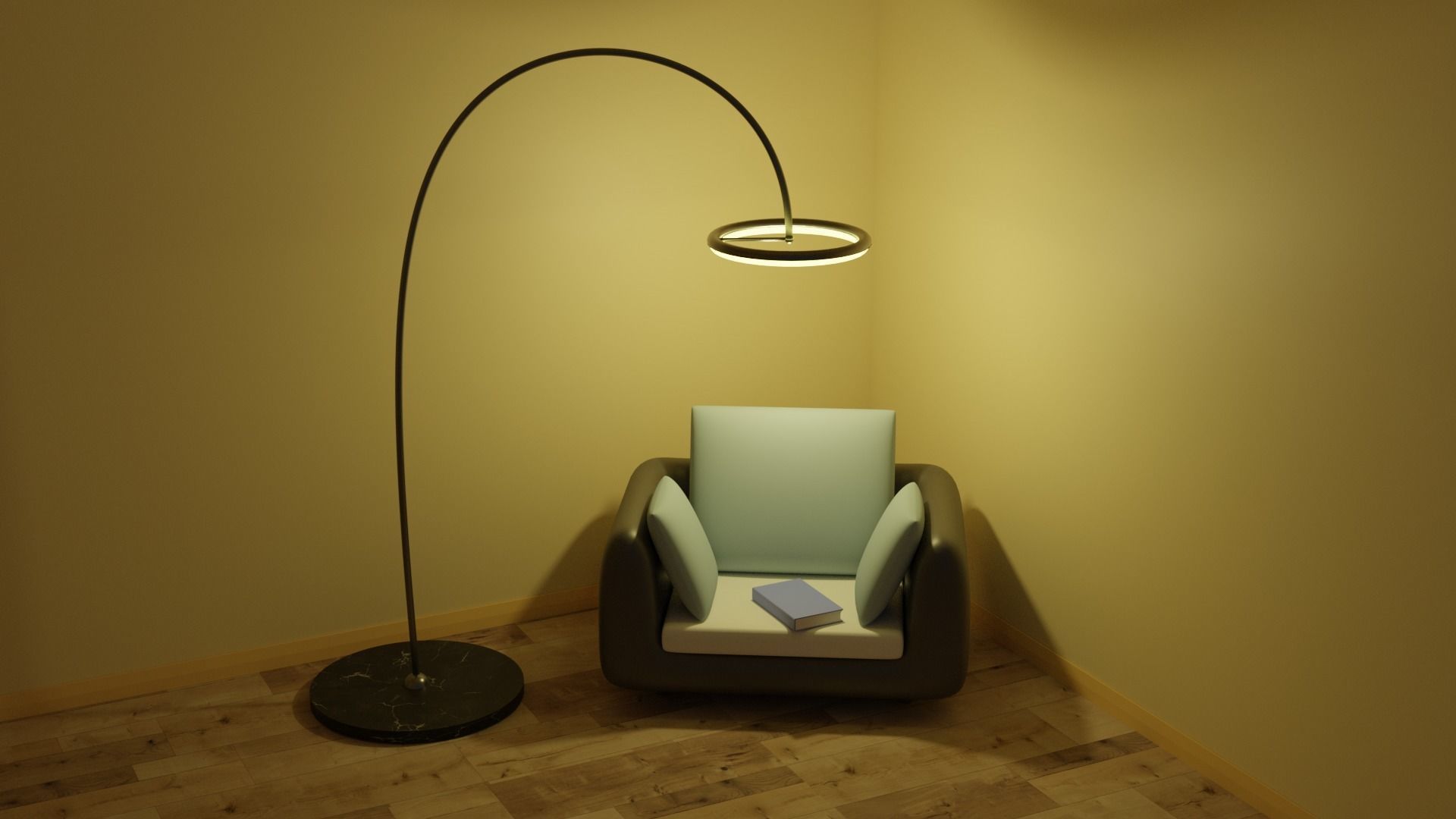 Room Lamp 3D model_1