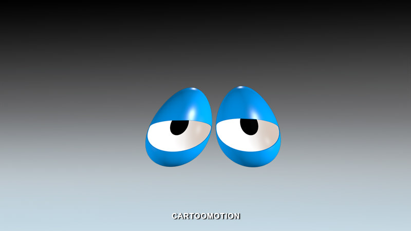 Comic Eyes 3D model_2