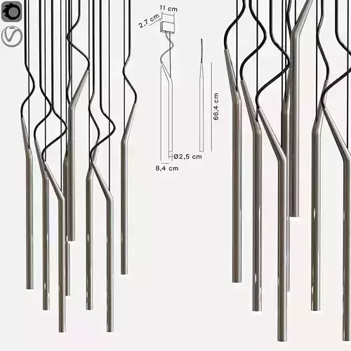 Mini Mini LED by Luceplan 3D model