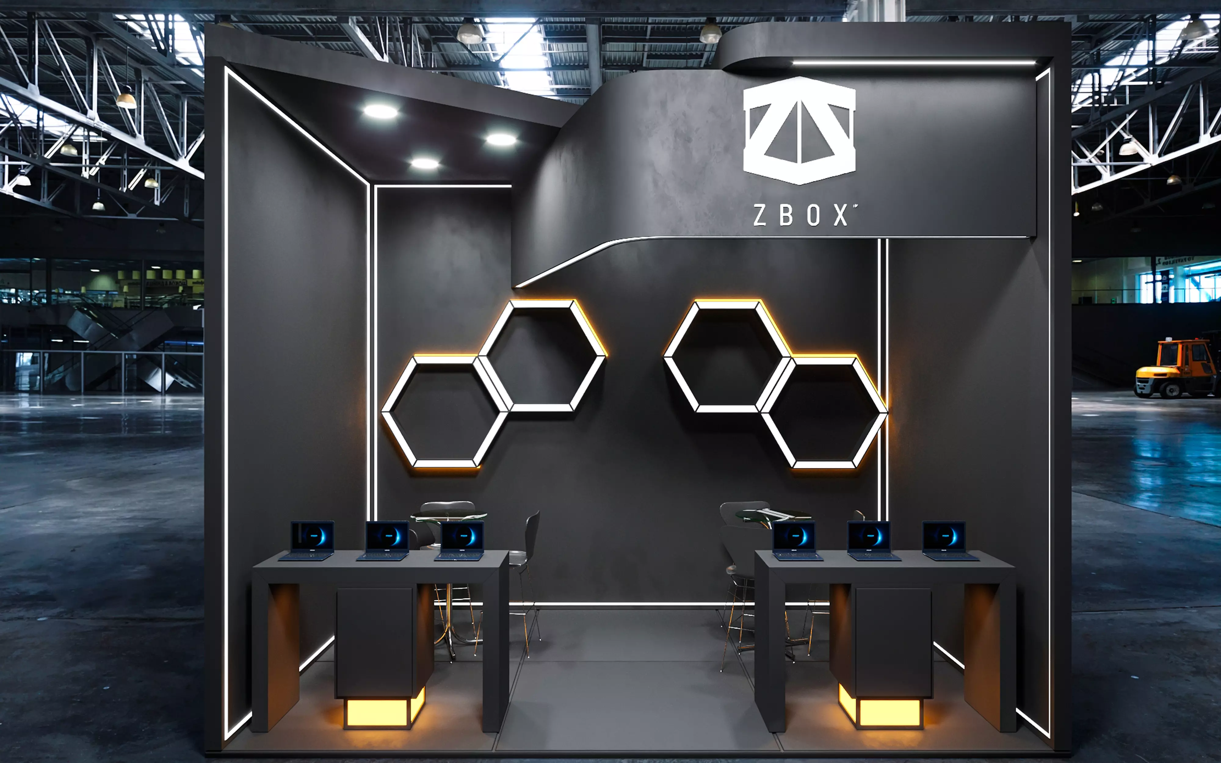 Stand Corona Render Low-poly 3D model