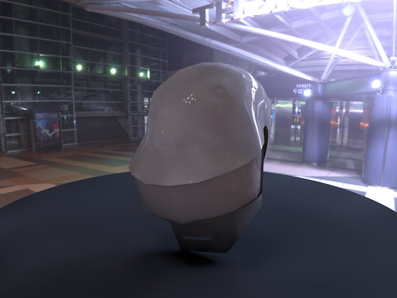 Daft Punk Thomas helmet 3D model 3D model_1