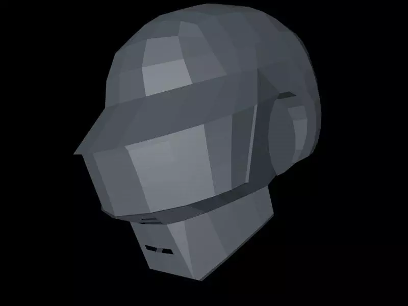 Daft Punk Thomas helmet 3D model 3D model_0
