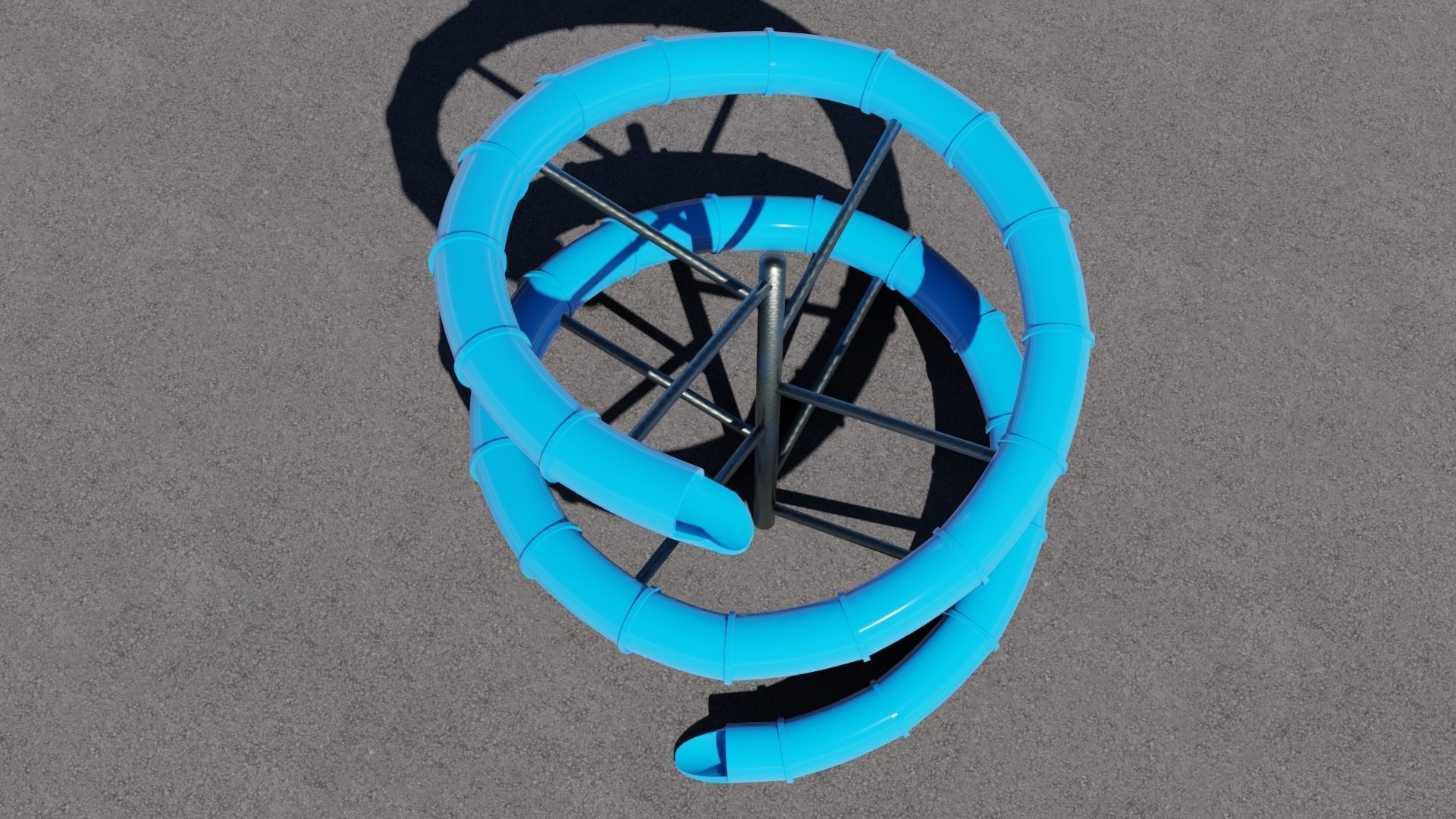 Tree Water Slides 3D 3D Model Collection_12