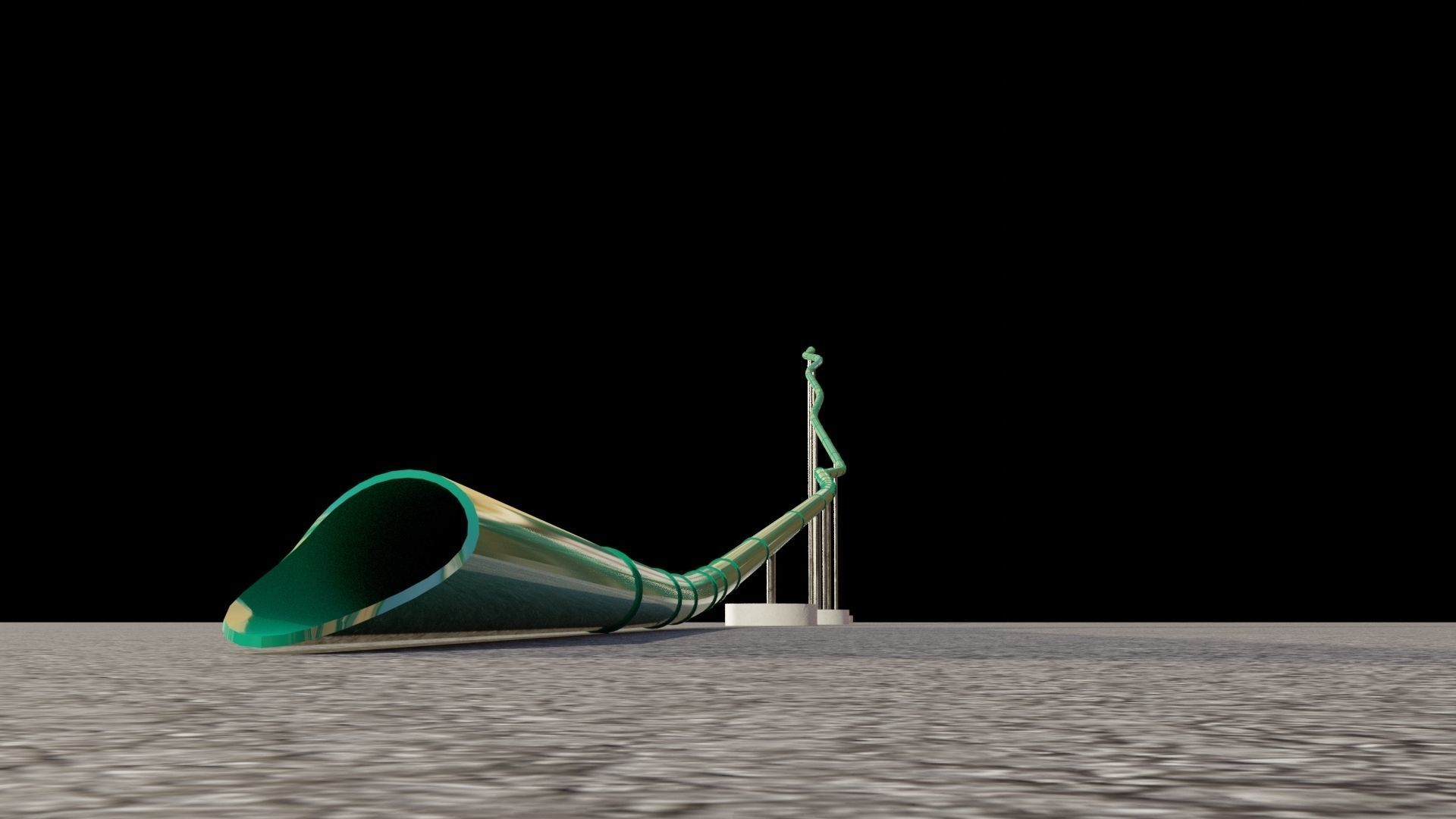 Tree Water Slides 3D 3D Model Collection_15