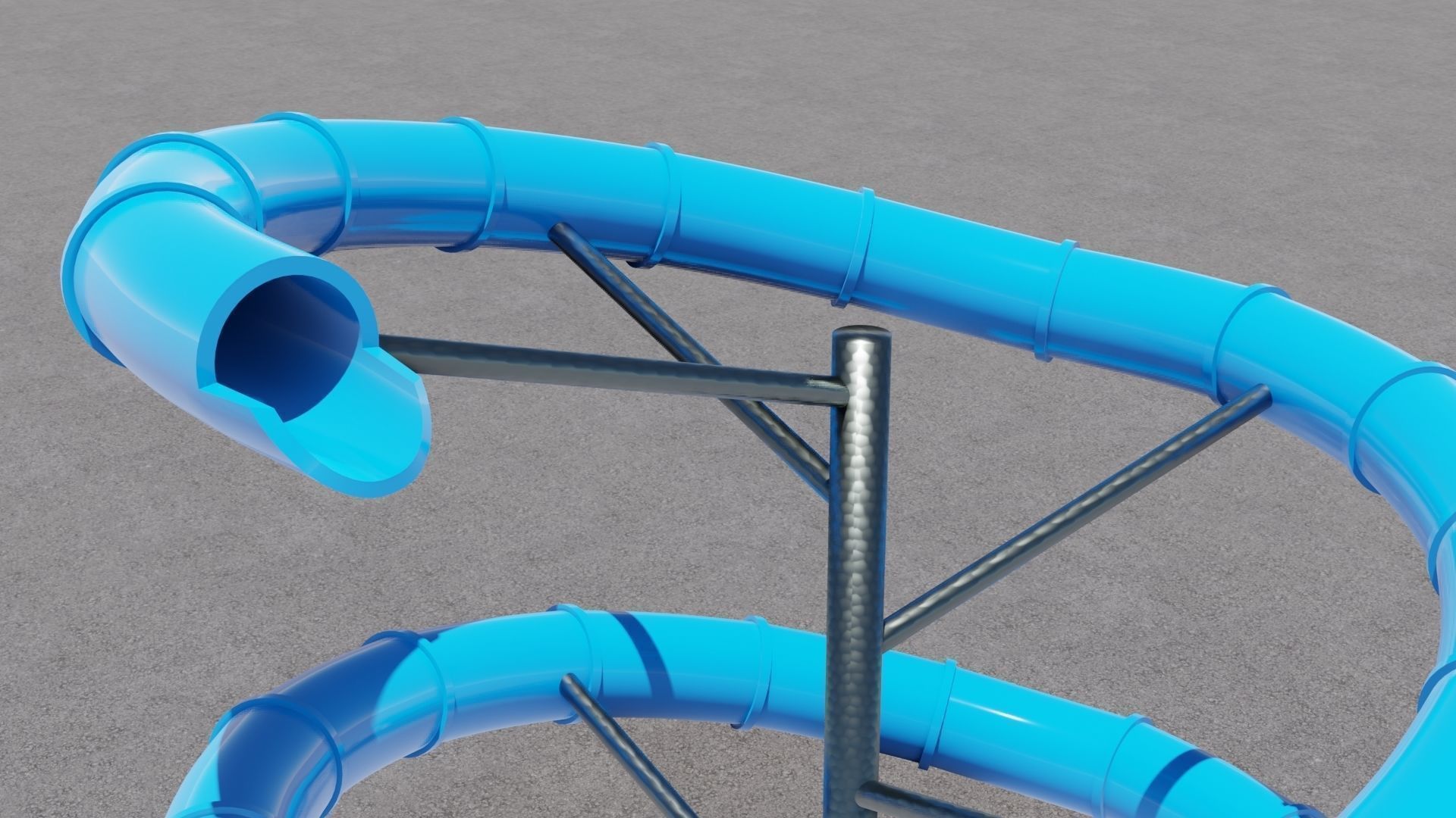 Tree Water Slides 3D 3D Model Collection_4