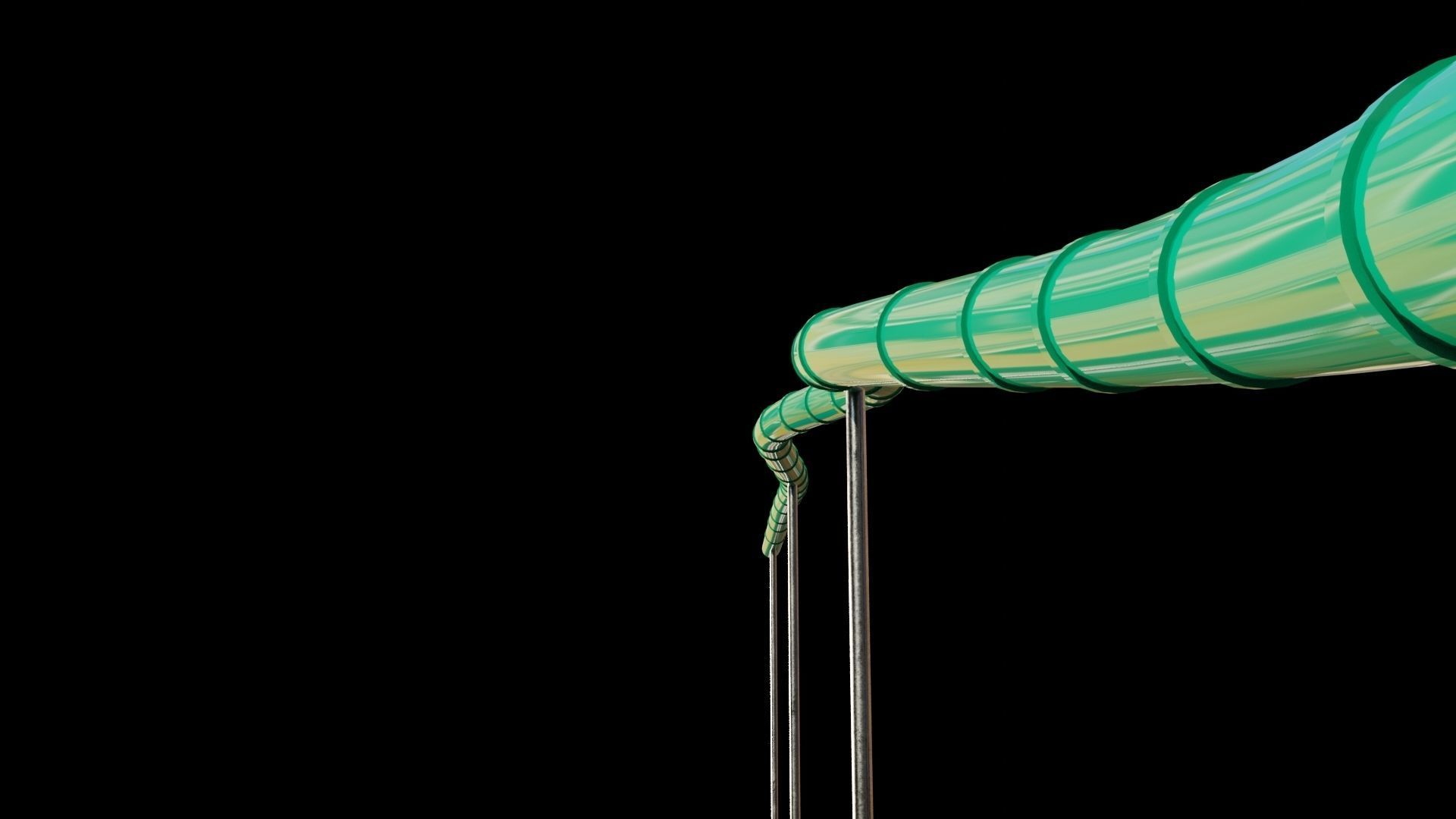 Tree Water Slides 3D 3D Model Collection_13