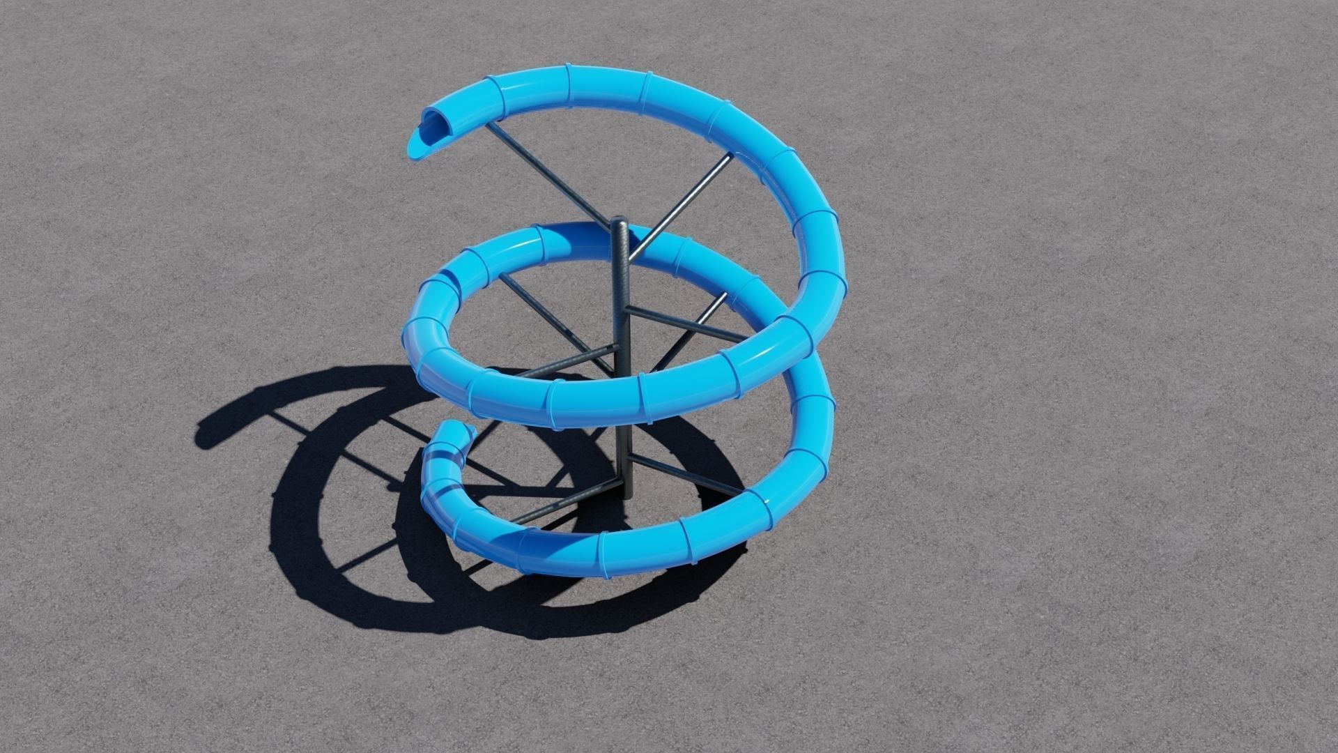 Tree Water Slides 3D 3D Model Collection_6