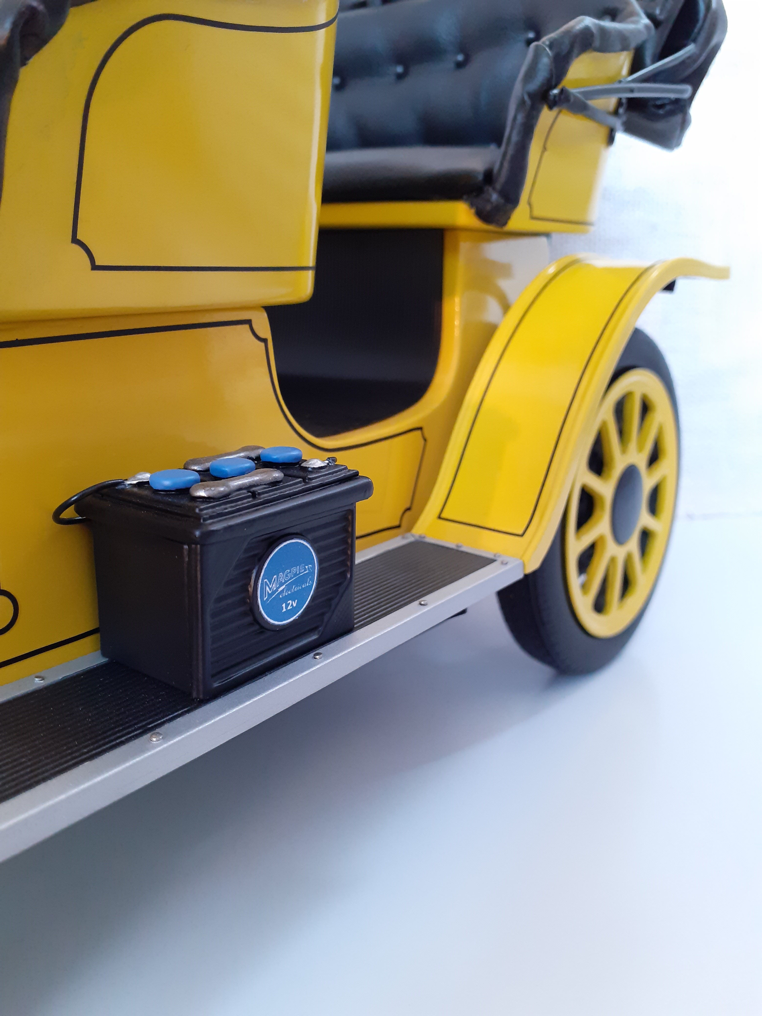 Doctor Who Bessie Car 3D Print STL Model Kit 3D print model_5