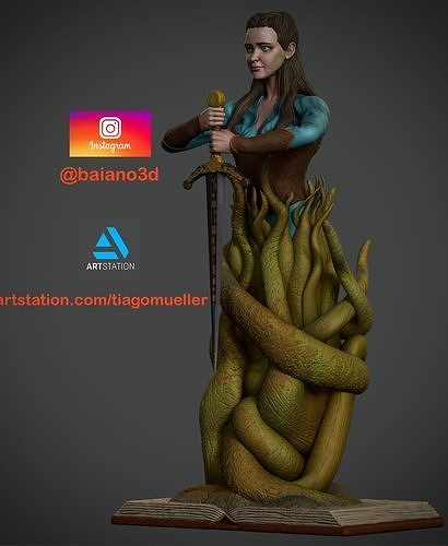 Cursed - Netflix 3D print model