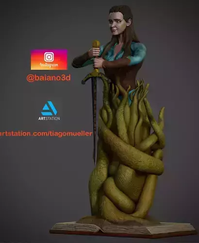 Cursed - Netflix 3D print model