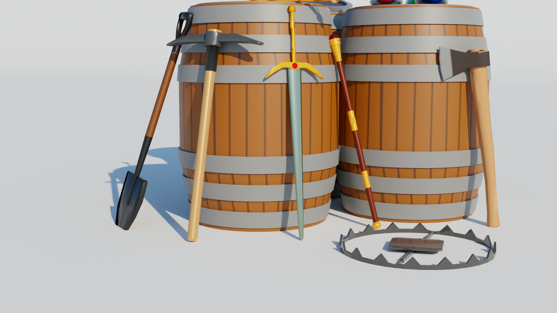 Low Poly RPG Kit 01 Low-poly 3D model_1