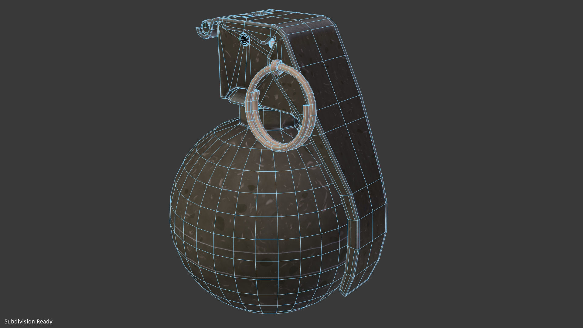 3d Model Hand Grenade M67 Vr Ar Low Poly Cgtrader