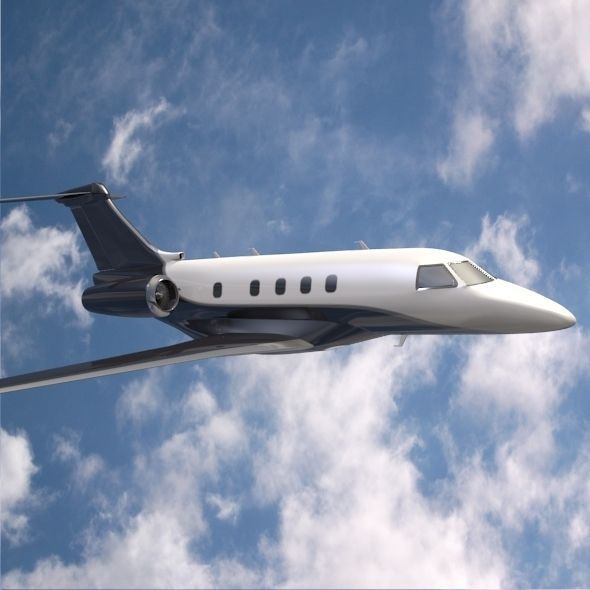 Embraer Legacy 450 business jet 3D model_6