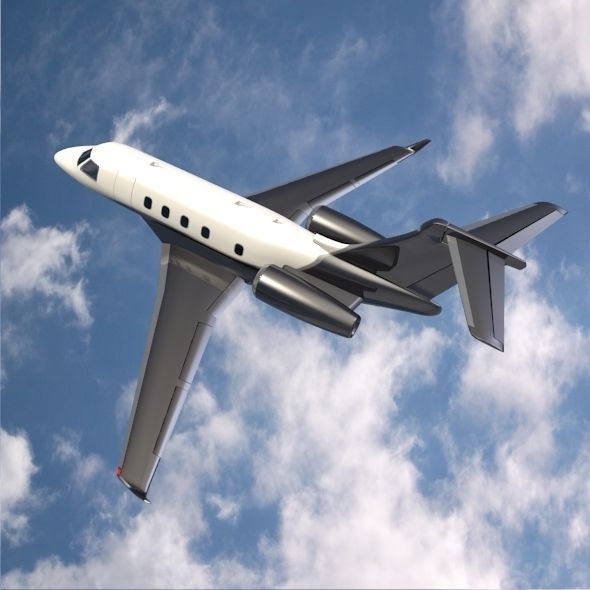 Embraer Legacy 450 business jet 3D model_2
