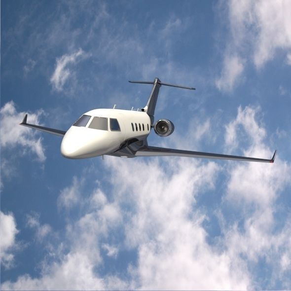 Embraer Legacy 450 business jet 3D model_3