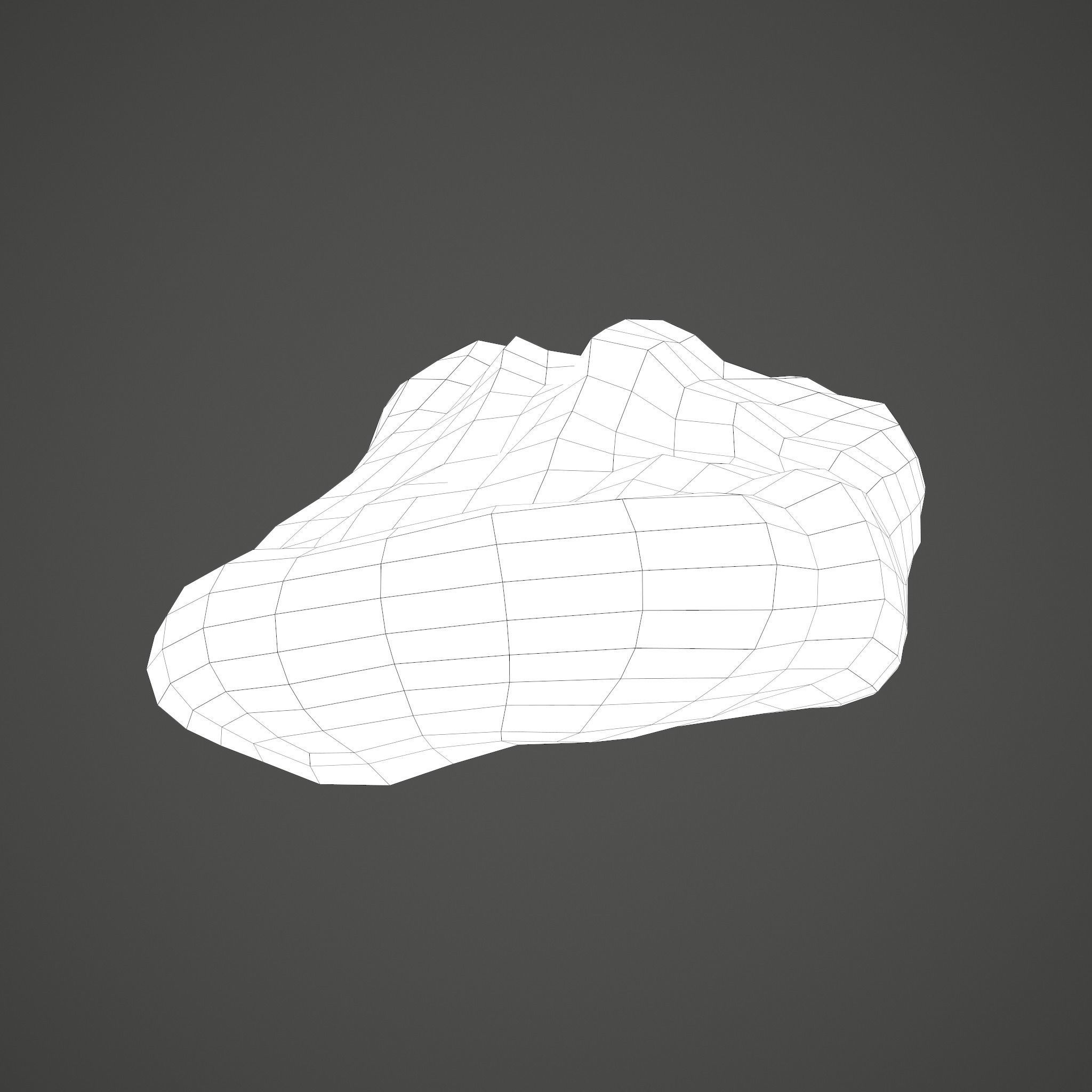 Severed Tongue  Low-poly 3D model_27