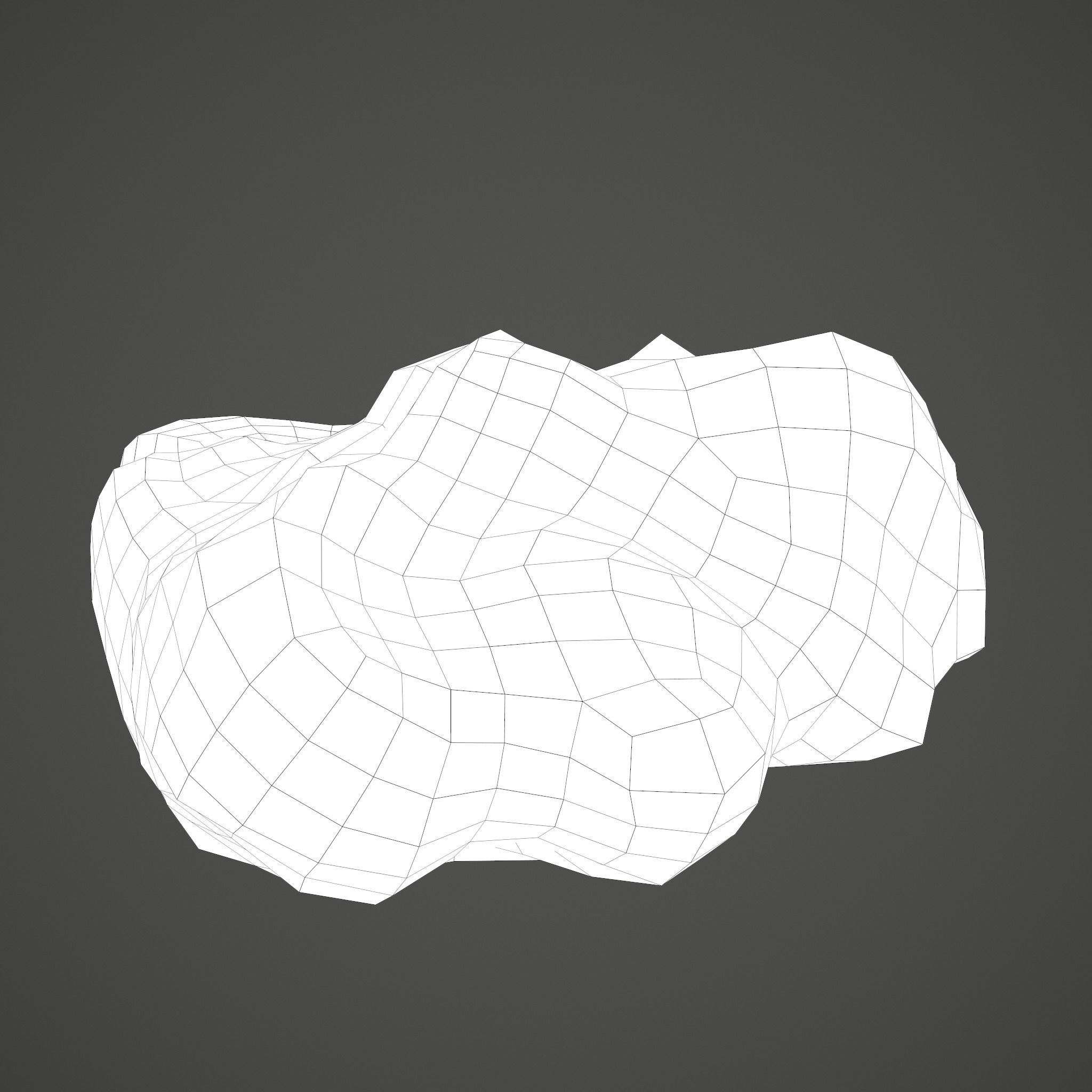 Severed Tongue  Low-poly 3D model_29