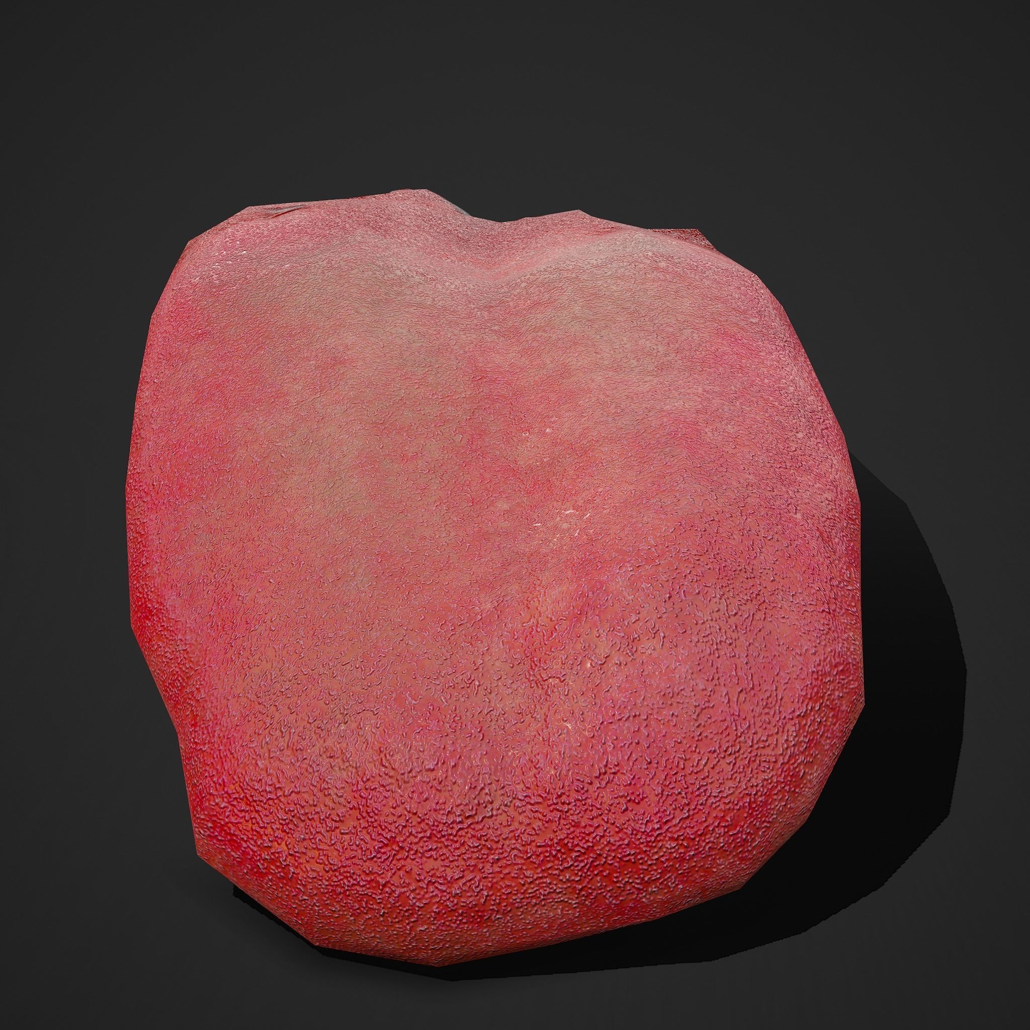 Severed Tongue  Low-poly 3D model_19