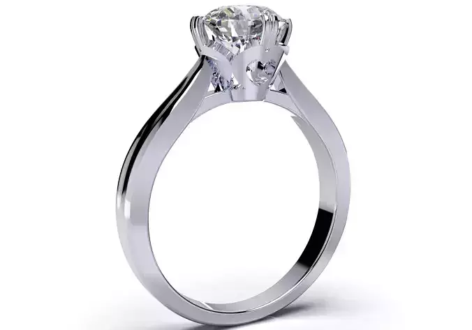 Jewelry Engagement Ring Rendering Animation-CC102