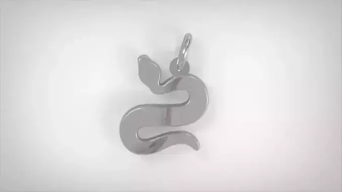 0001 Snake Pendant