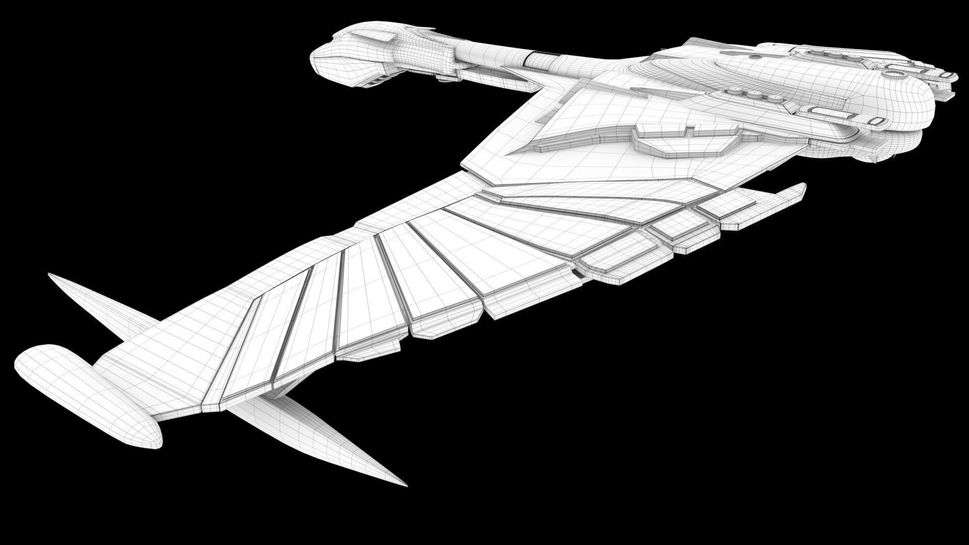Spaceship 3D model_9