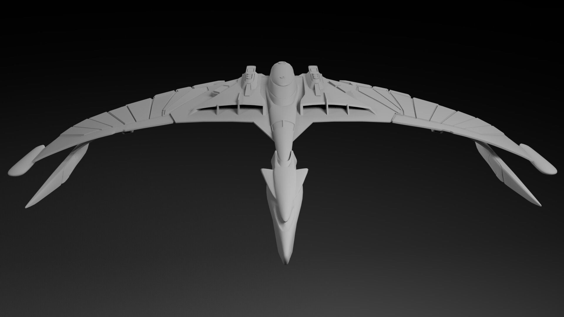 Spaceship 3D model_3