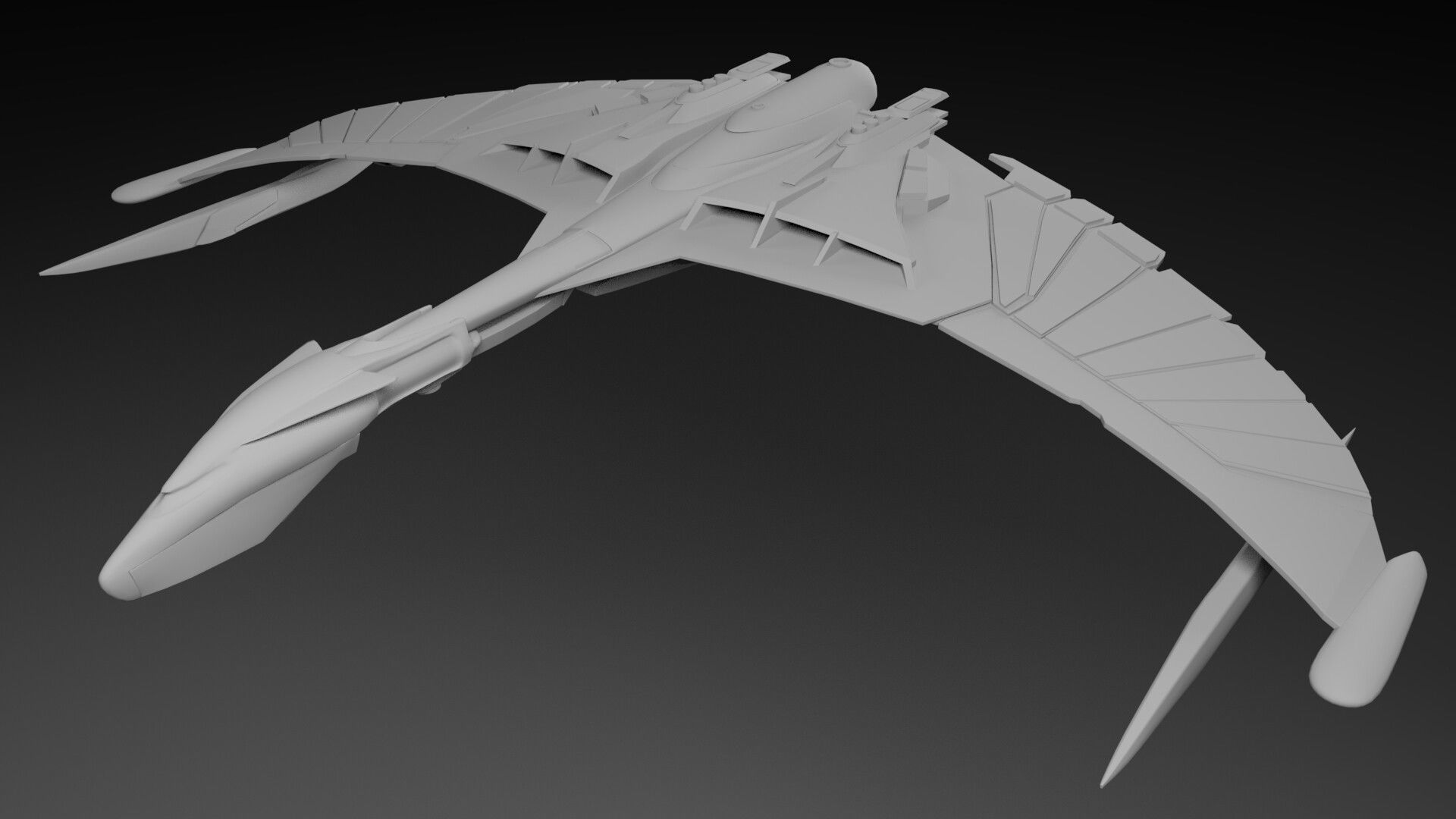 Spaceship 3D model_2