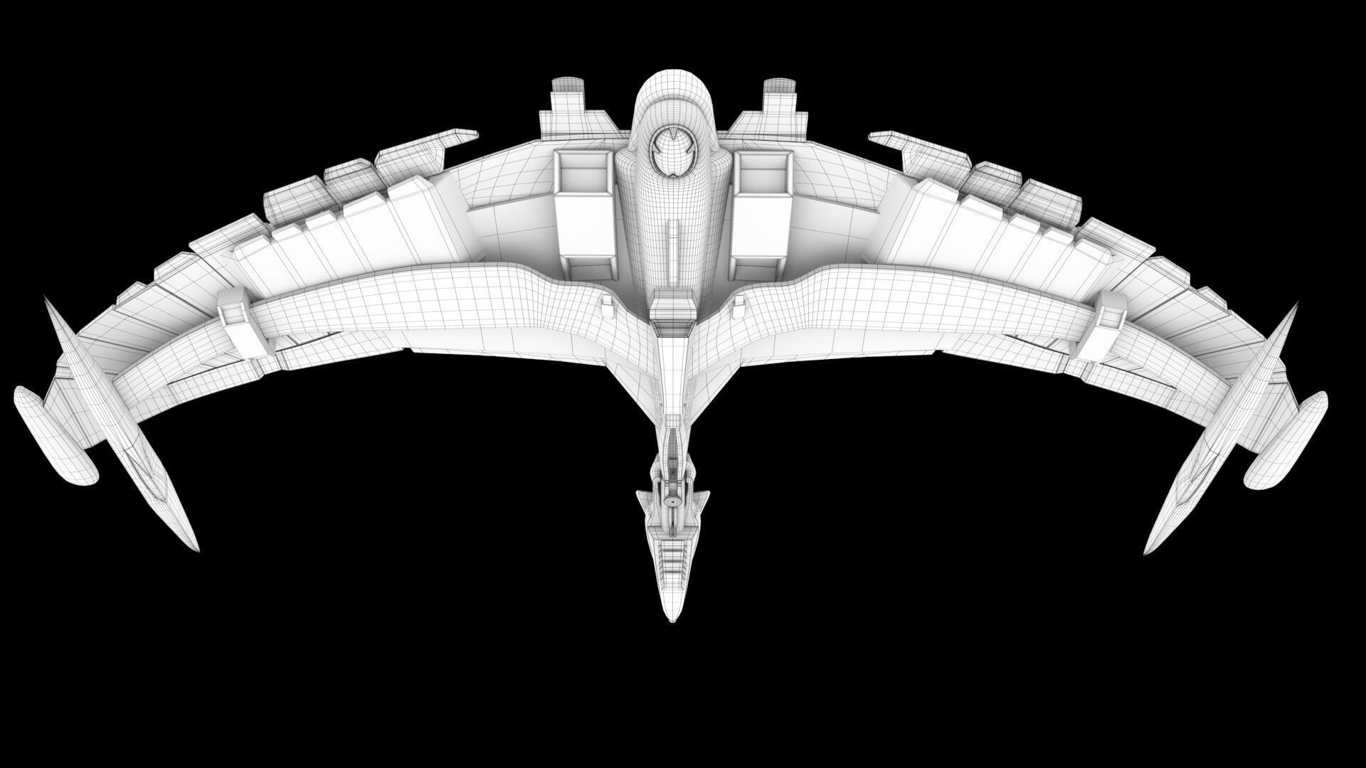 Spaceship 3D model_4